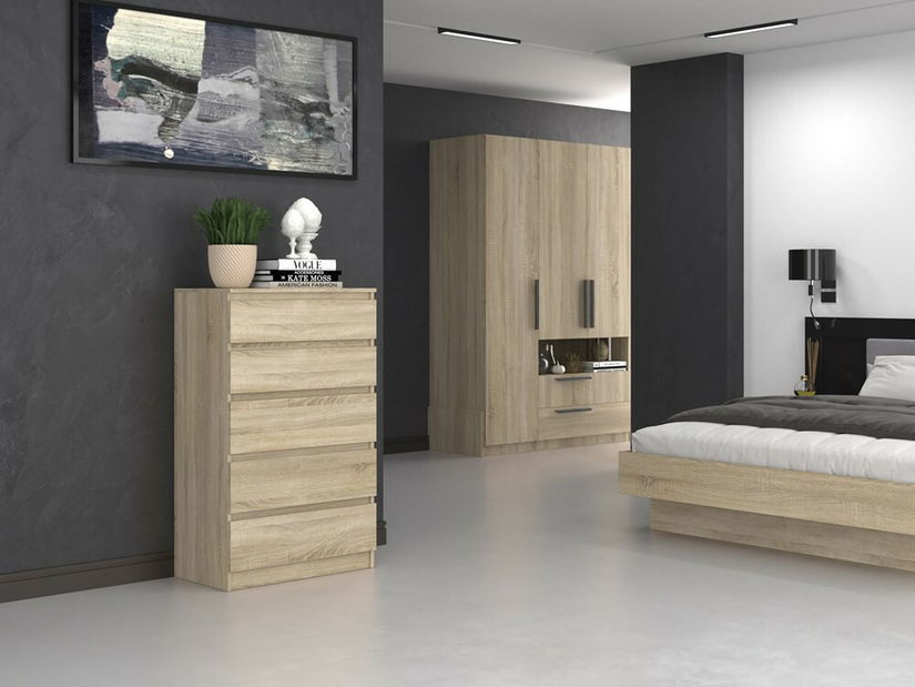 Komoda Musecalo 4 (dub sonoma)