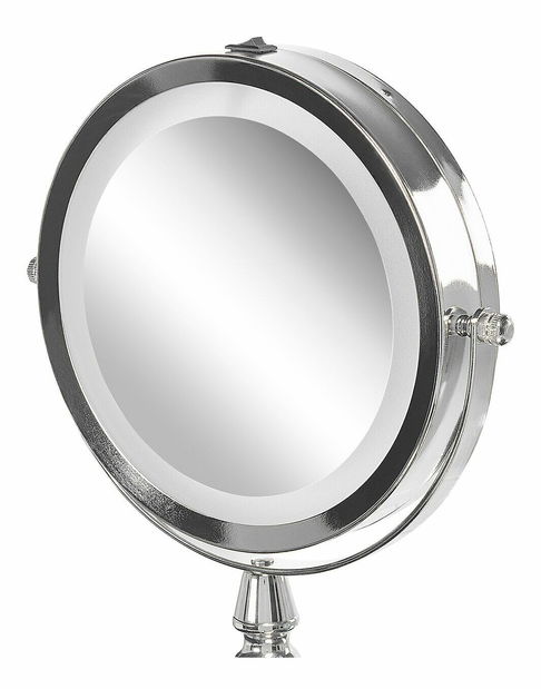 Makeup zrcadlo ø 18 cm Maurie (stříbrná)