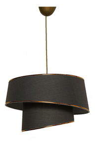 Stropní svítidlo Luxedanto 1 (antracit + zlatá)