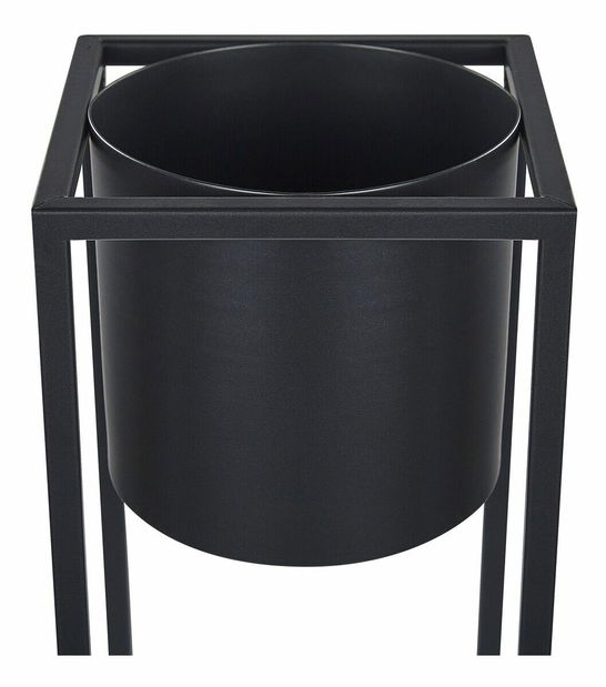 Stojanový květináč 40 cm Idrie (černá)