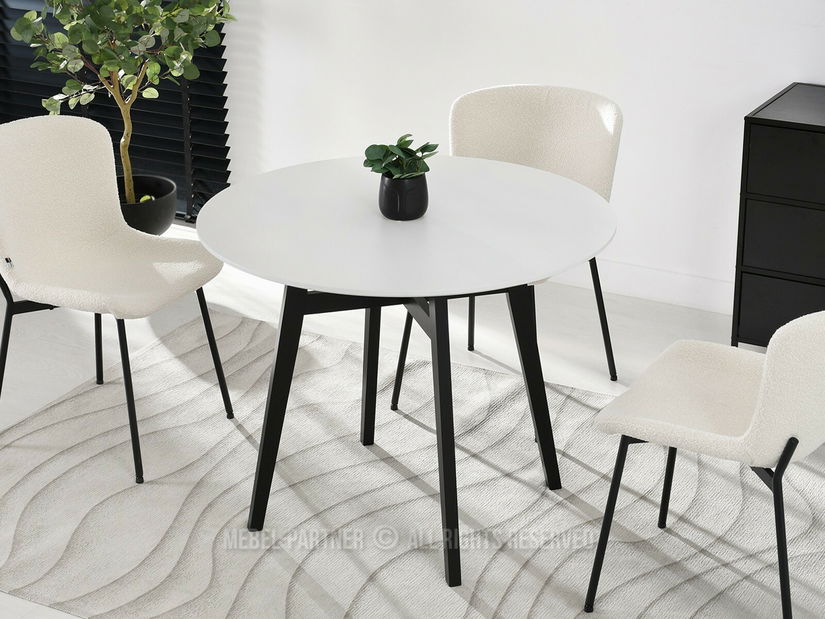 Jídelní stůl Croc (bílá + černá)