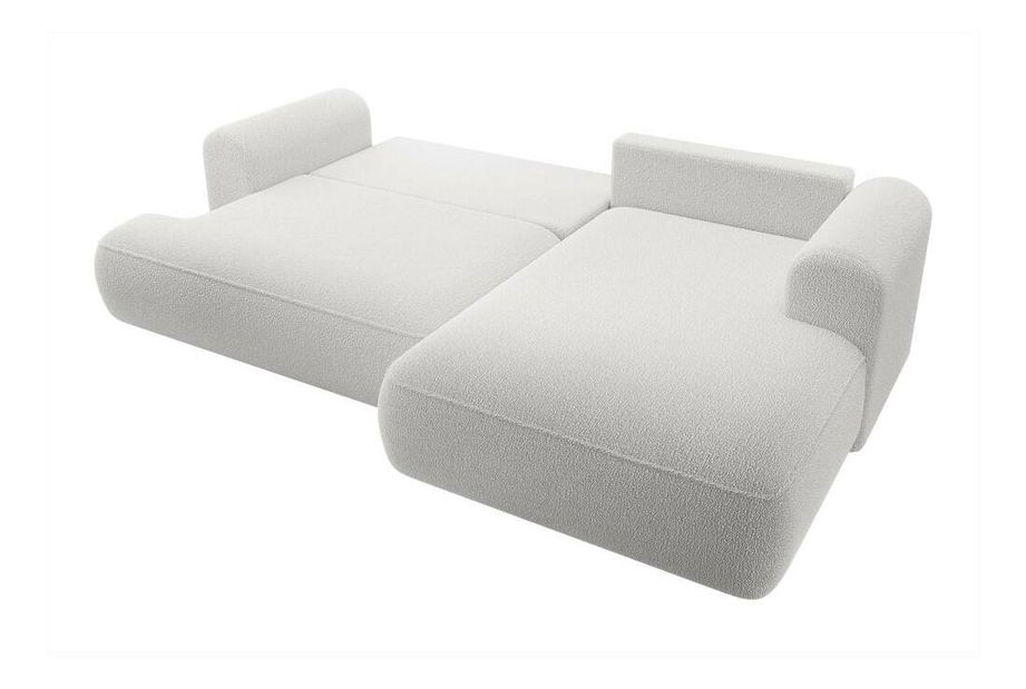 Rohová sedací souprava Olivo I (P) (světle šedá + černá)