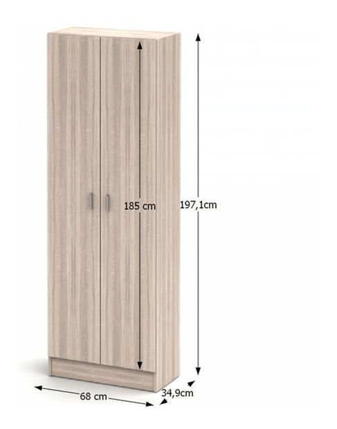 Botník (skříňka na boty) Magnolia (dub sonoma)