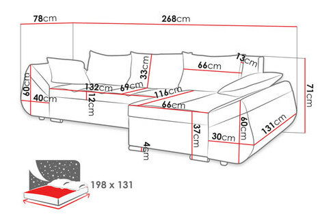 Rohová sedací souprava Dino (Ľ) *výprodej