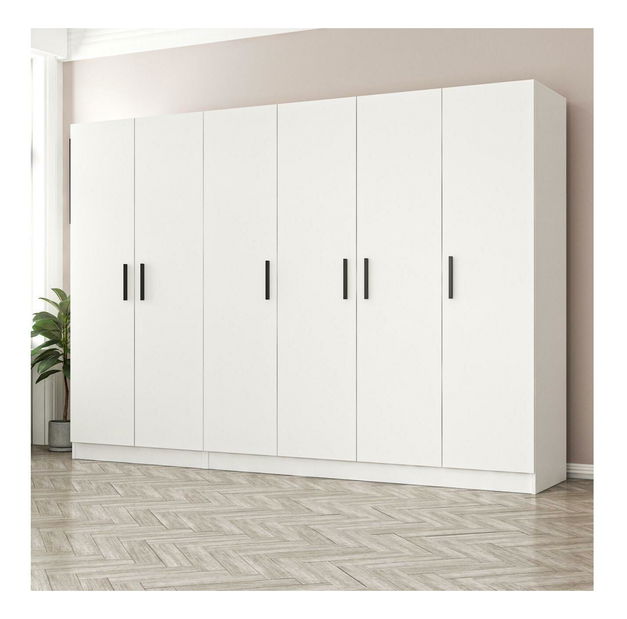 Šatní skříň Kalia 3806 (bílá)