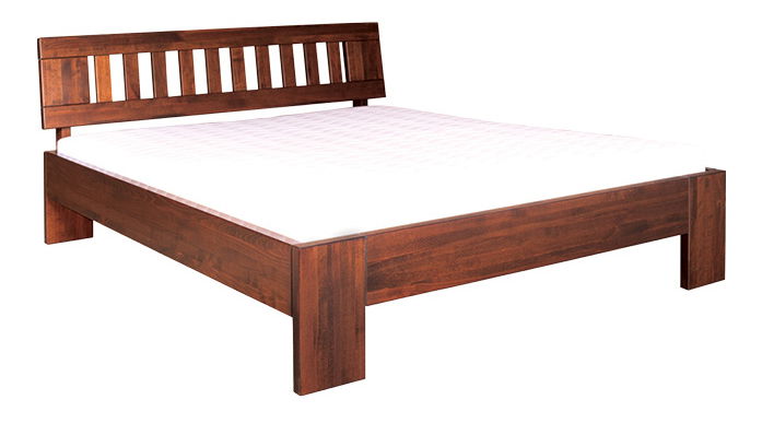 Jednolůžková postel 120 cm LK 193 (buk) (masiv)