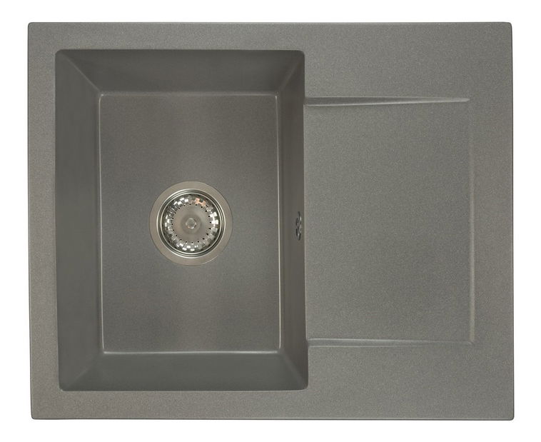 Kuchyňský dřez Dalgam (šedá) (s 1 otvorem pro baterii) (P)