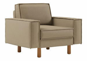 Křeslo Spary L (tmavě šedá + ořech)