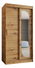 Šatní skříň 100 cm Lulu (dub artisan)