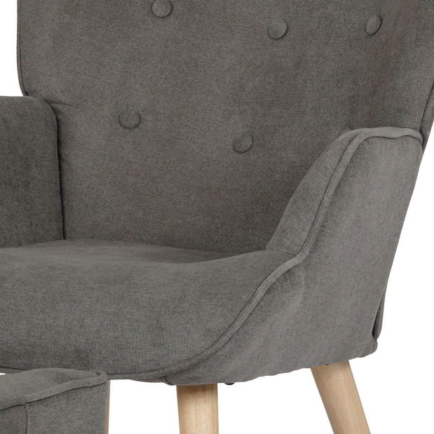 Křeslo s podnoží Avanzabamos (lanýžová)