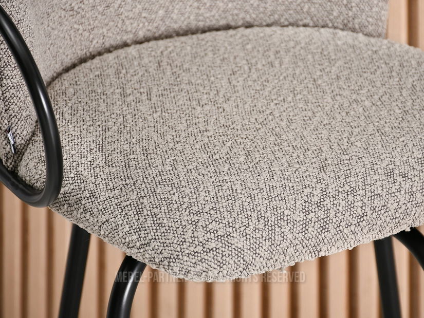 Židle Sofia (světlobéžová + černá)