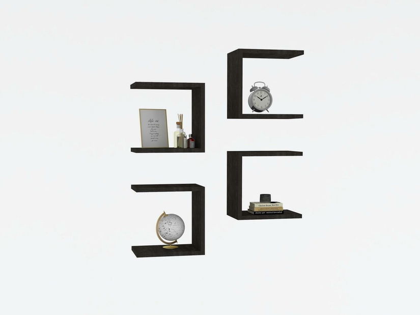 Set 4ks. polic Donete (antracit)