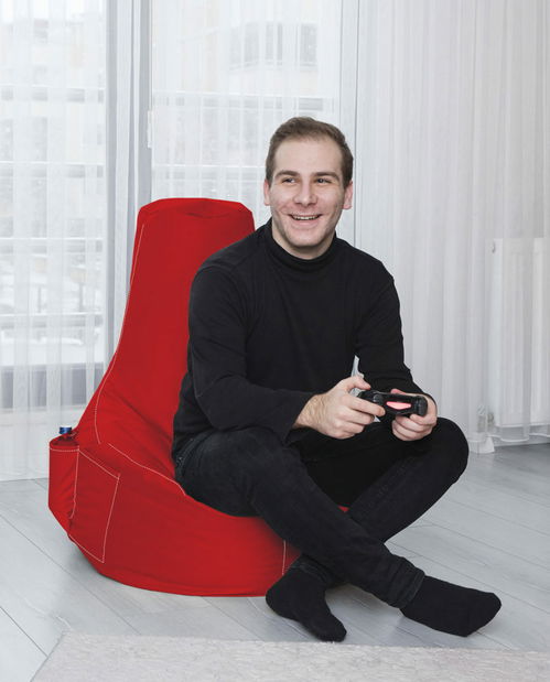 Sedací pytel Edmund (červená)