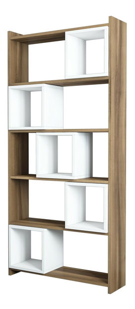 Regál Blanchet (Bílá + Ořech)