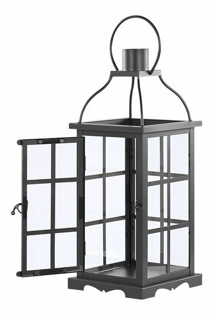 Svícen 42 cm Carsten (černá)