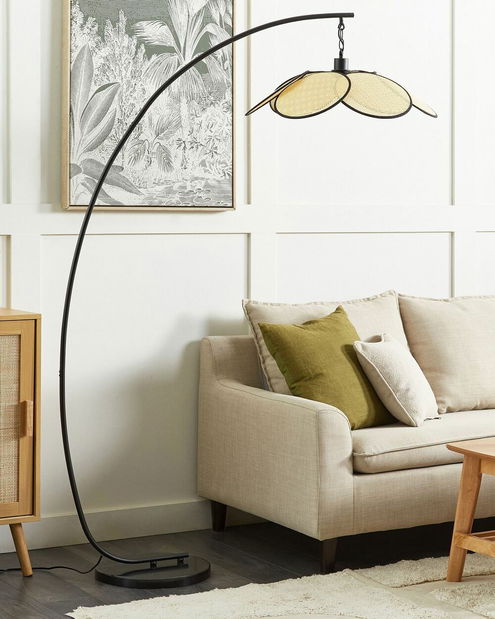 Stojanová lampa Merza (černá)