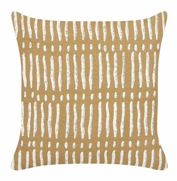 Sada 2 ozdobných polštářů 45 x 45 cm Saliex (béžová)