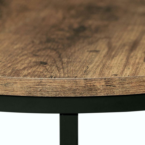 Set 2 konferenčních stolků Alcanzar (old style wood)