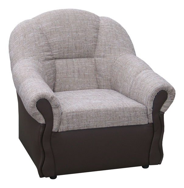 Křeslo Forza (béžová + hnědá) *výprodej