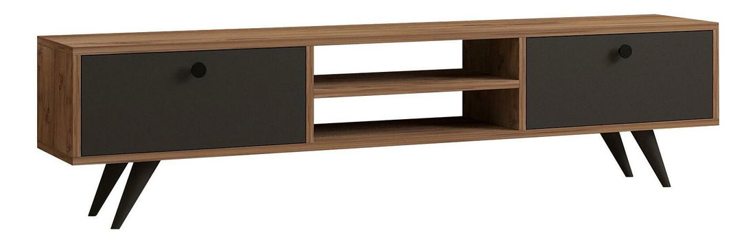 TV stolek/skříňka Tebuvi (borovice atlantická + antracit) *výprodej