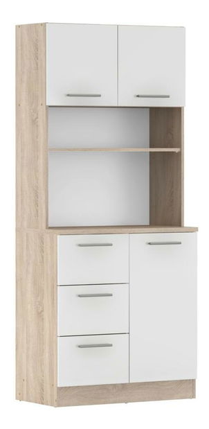 Kuchyňský kout Lester NEW (dub sonoma + bílá)