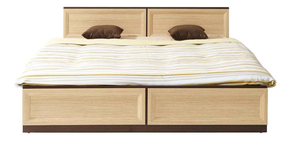 Manželská postel 160 cm BRW SALSA LOZ/160-R