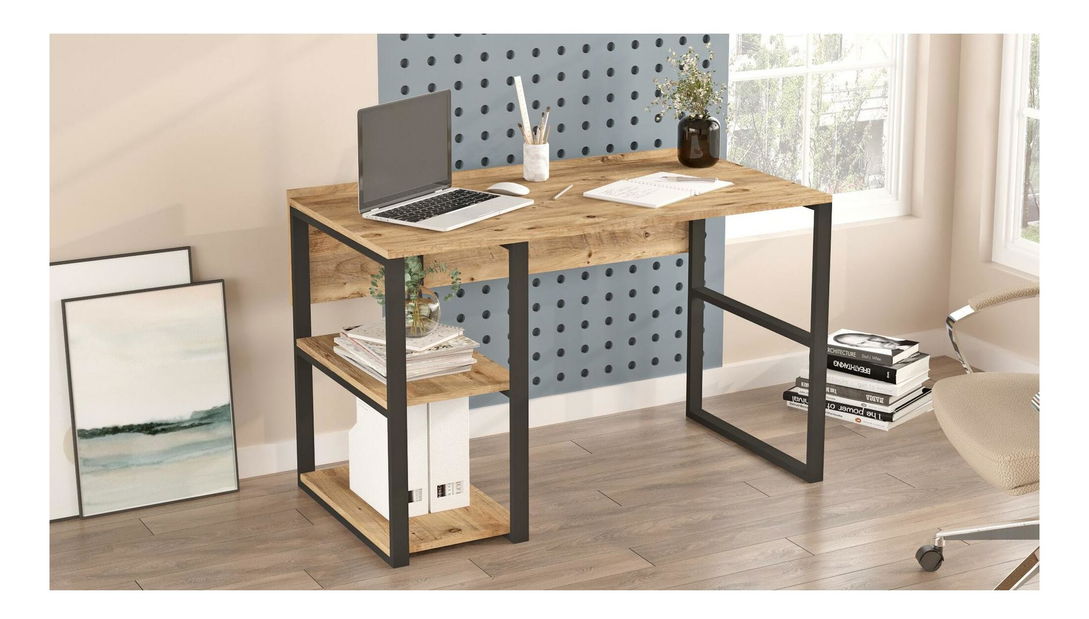 PC stolek Mele 8 (borovice atlantická + černá)