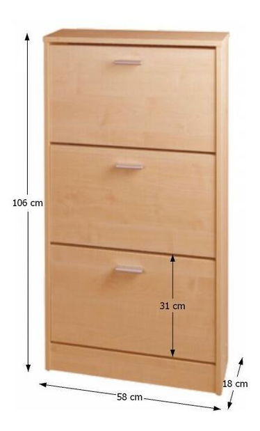 Botník (skříňka na boty) Rahvas 13 buk