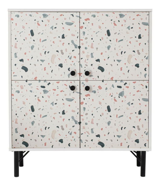 Skříňka Maluxe (vícebarevná bledá)