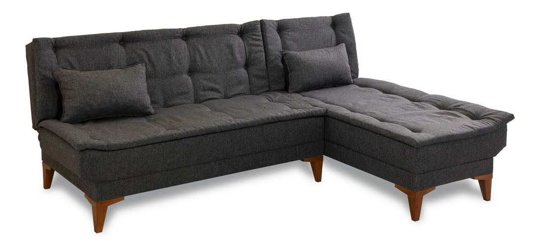 Rohová sedačka Santic (antracit)