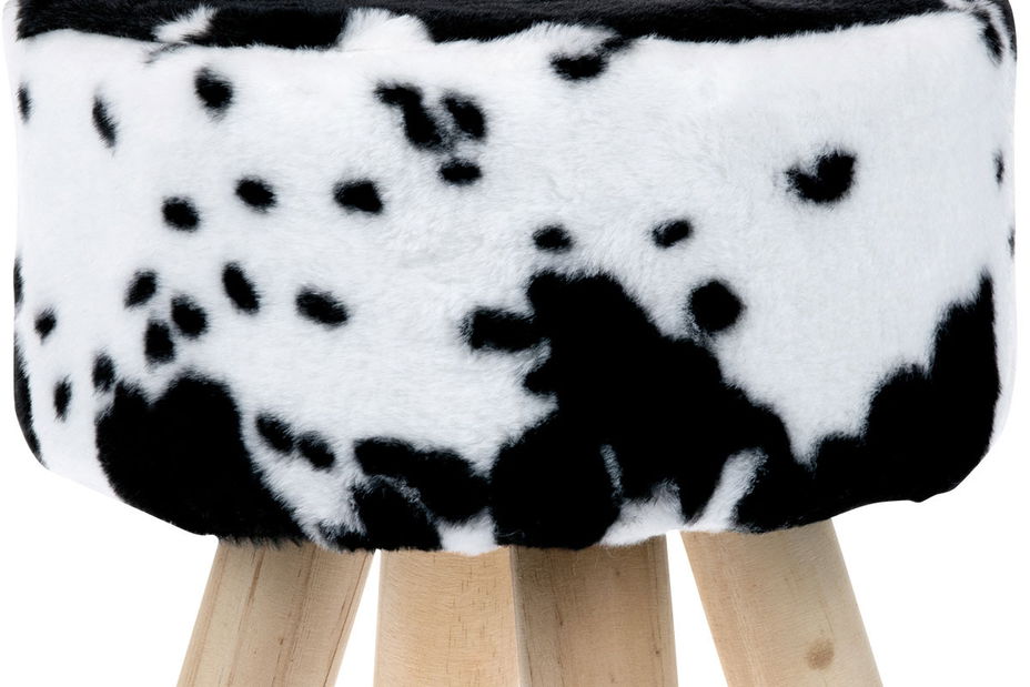 Taburetka Dalmatino LA2016 (černá + bílá)