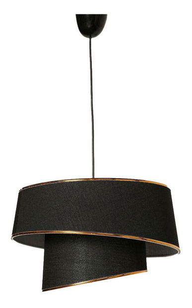 Stropní svítidlo Luxedanto 1 (černá + zlatá)