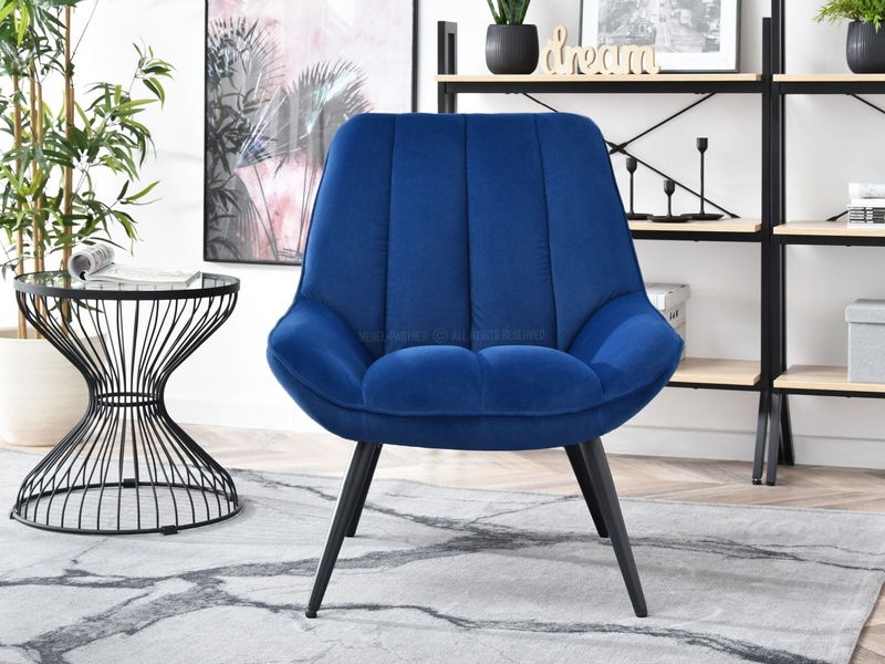 Křeslo Zolta (námořnická + černá)