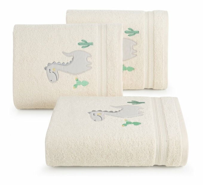 Sada ručníků 70x140 cm Bambino 17 (3ks) (krémová)