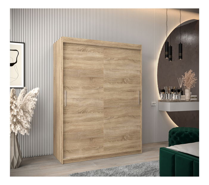 Šatní skříň 150 cm Toki (Dub sonoma + Dub sonoma)