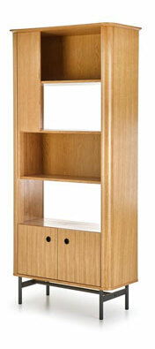 Regál Sommer REG1 (dub přírodní + černá)