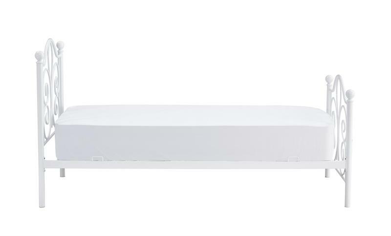 Jednolůžková postel 90 cm Patience (bez matrace) (bílá)