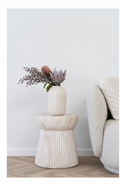 Příruční stolek Bidoria 3 (přírodní)