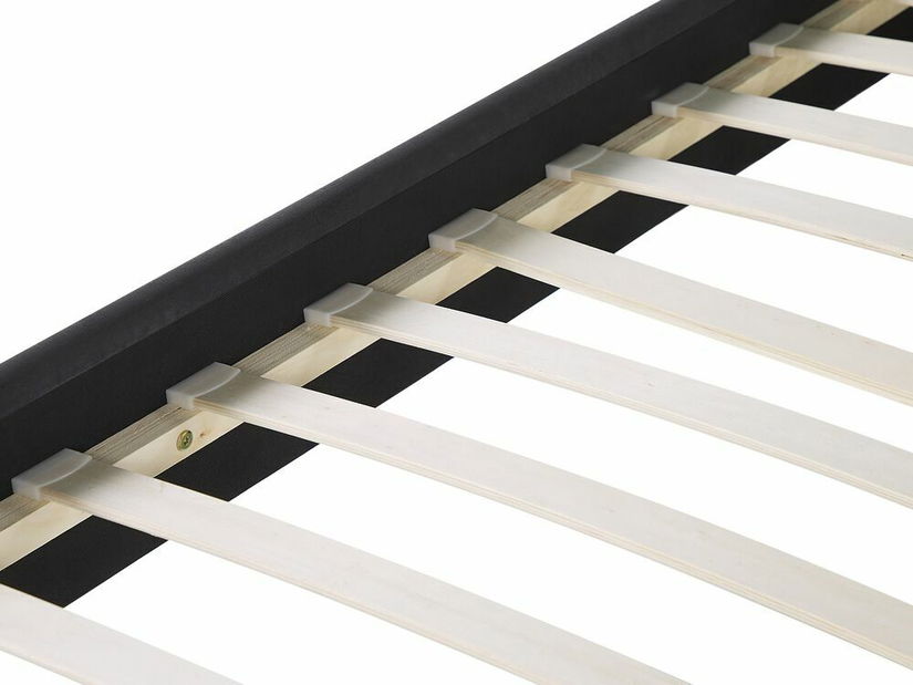 Manželská postel 160 cm BELAE (s roštem) (šedá)