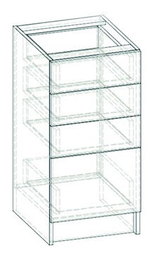 Dolní kuchyňská skříňka Lenna LV-13 (sonoma tmavá)