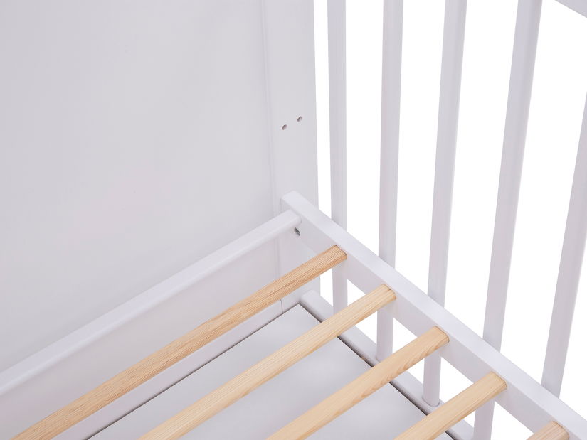 Dětská postýlka 60 cm Immi (bílá) (s úl. prostorem)