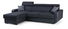 Rohová sedačka Istar (černá) (L)