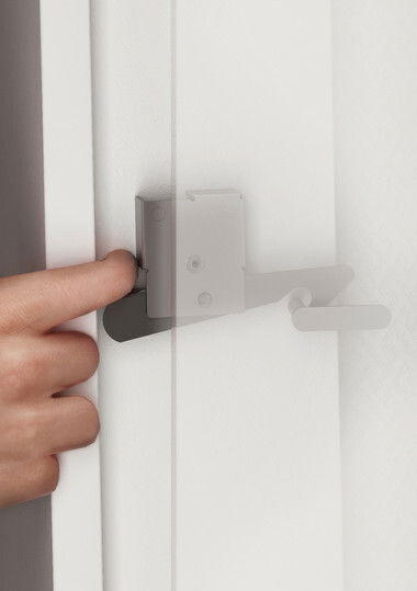 Sklápěcí postel Callista Pro I (bílá + lesk bílý) (120x200)