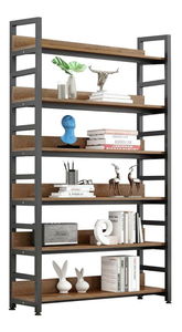 Regál Jandes 2 (dub tmavý + černá)