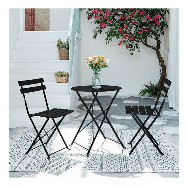 Zahradní set Obas 210970 (černá) (Pro 2 osoby)