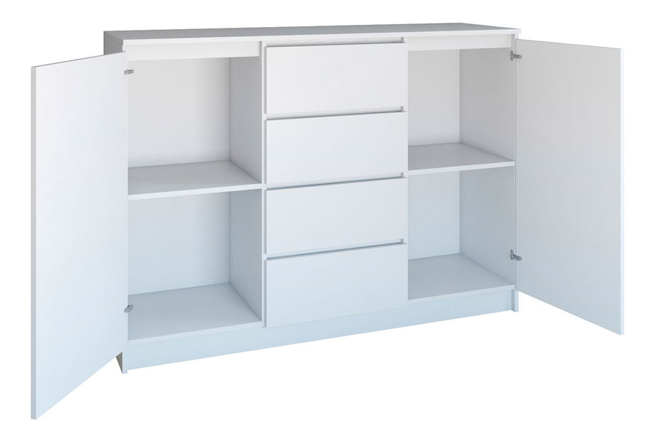 Komoda Perseia 2D4S (bílá) *bazar