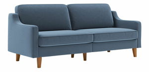 Pohovka trojsedačka Dělají E (mořská zelená + ořech)