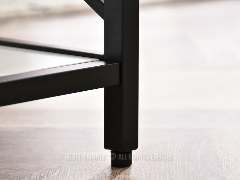 Konferenční stolek Jukky Stol (bílá + černá)