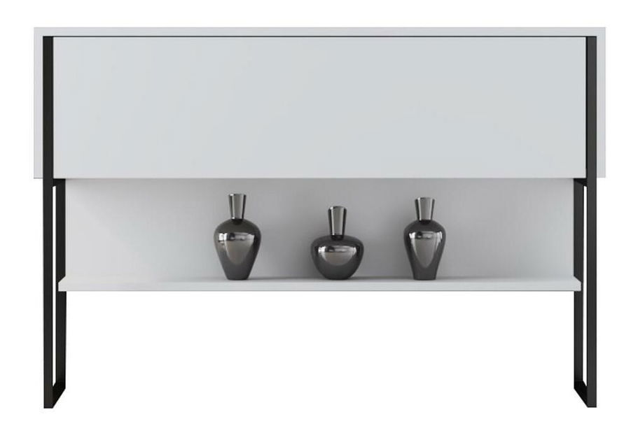 Konzolový stolek Luna 4 (černá + bílá)