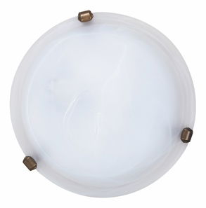 Stropní svítidlo Alabastro 3203 (rýžové kamenné sklo + bronzové úchytky)